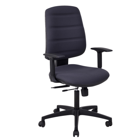 Chaise dactylo julie noir