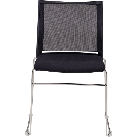 Chaise de bureau empilable Sarah Filet Assise Tapissée  