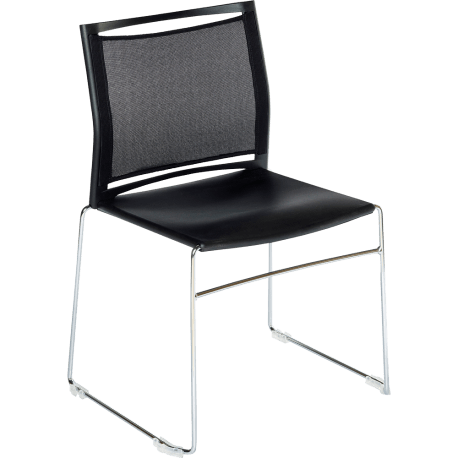 Chaise de bureau ou de reunion empilable sarah filet