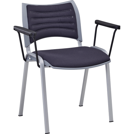 Chaise de bureau ou de reunion empilable tina 1 