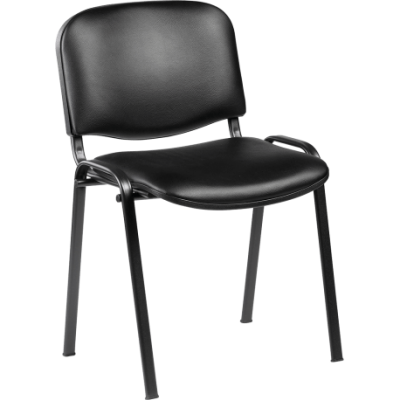 Chaise de réunion empilable Classic Skaï  