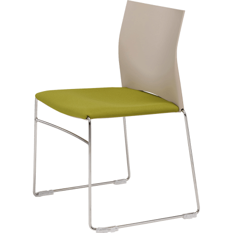 Chaise de réunion empilable Sarah Assise Tapissée  