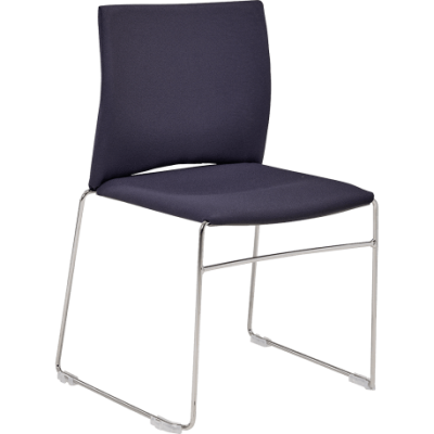 Chaise de réunion empilable Sarah Toute Tapissée  