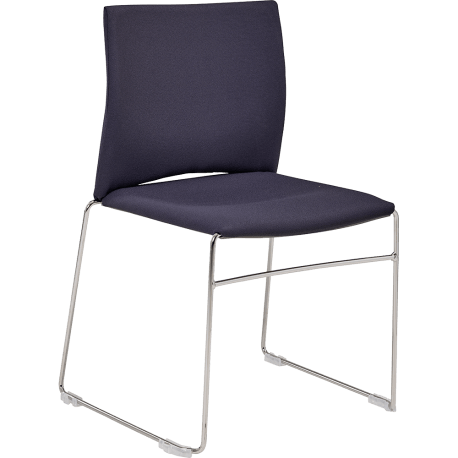 Chaise de réunion empilable Sarah Toute Tapissée  