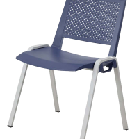 Chaise empilable sam bleu