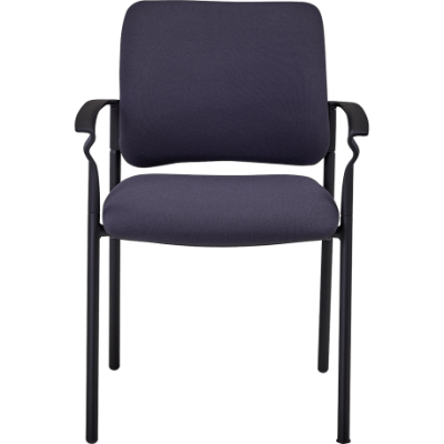 Fauteuil de bureau ou de reunion empilable ethan anthracite