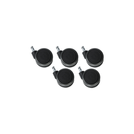 Jeu de roulettes pour sol dur diam 65 mm